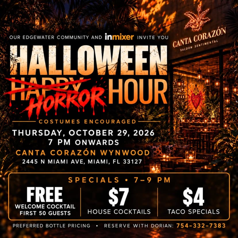 Halloween Horror Hour at Canta Corazón Wynwood image 1